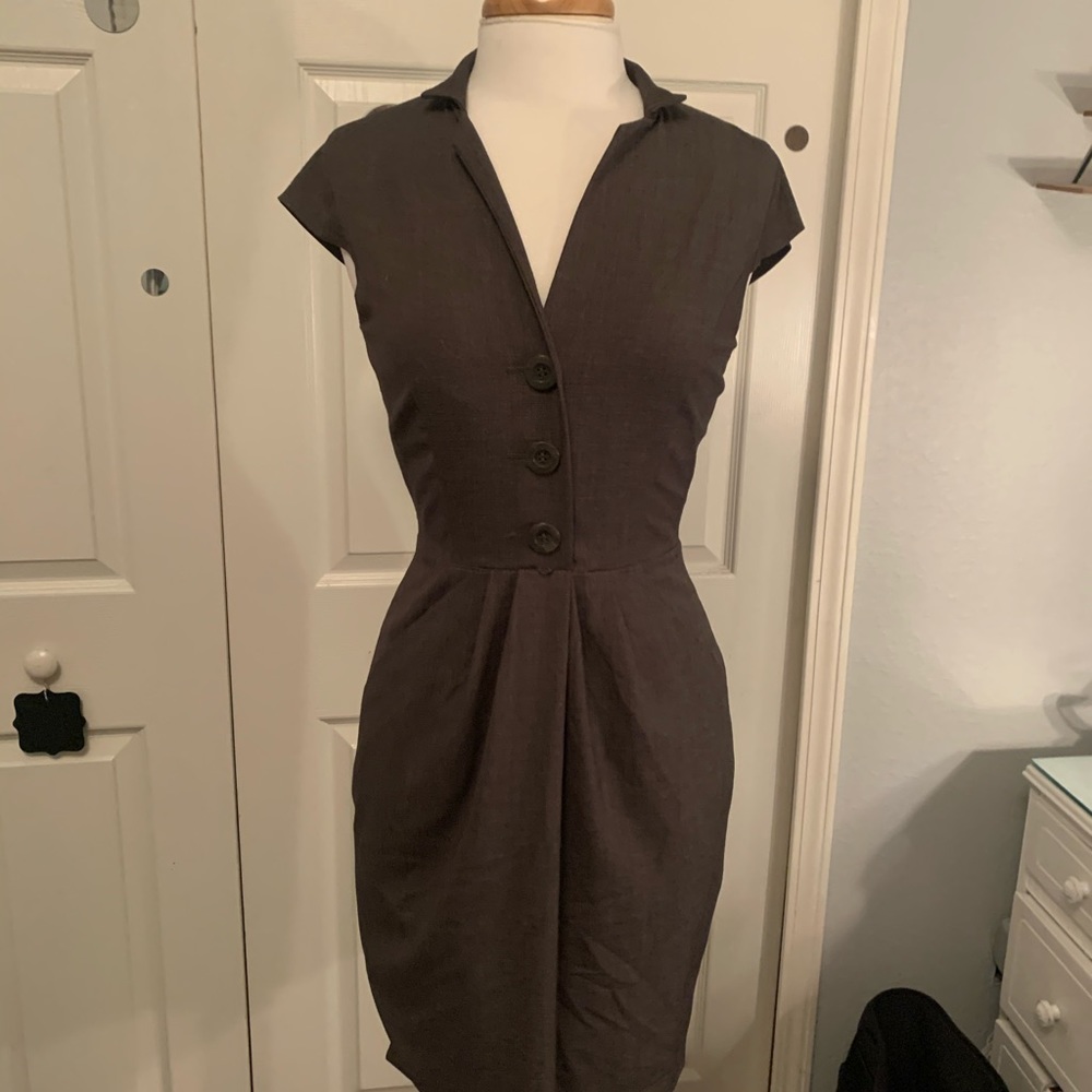 Calvin Klein heather grey dress
